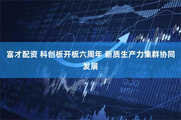 富才配资 科创板开板六周年 新质生产力集群协同发展
