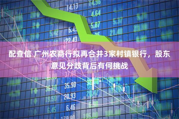 配查信 广州农商行拟再合并3家村镇银行，股东意见分歧背后有何挑战